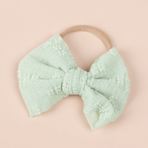 Baby Simple Style Bow Tie Hair Tape For Children
