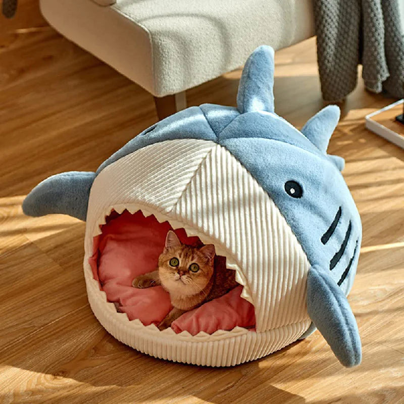 Cozy Shark Pet Lounge