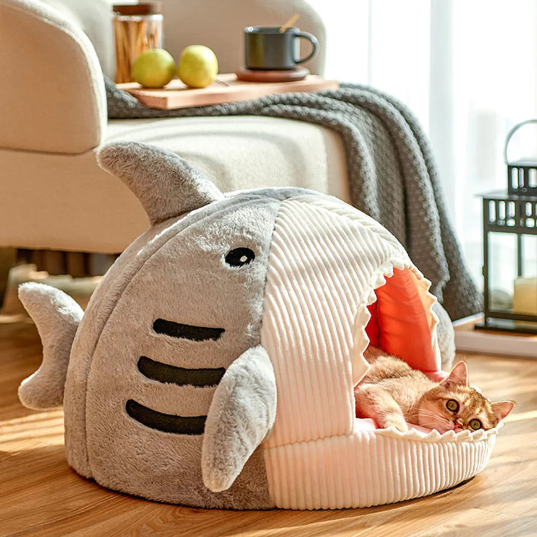 Cozy Shark Pet Lounge