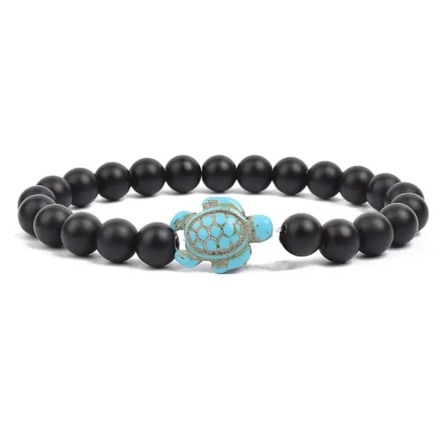 Ocean Turtles Stone Bracelet