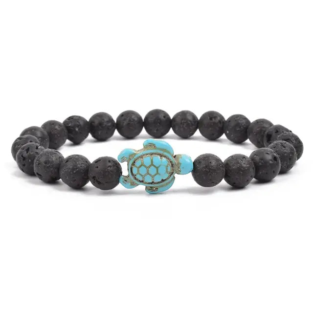 Ocean Turtles Stone Bracelet