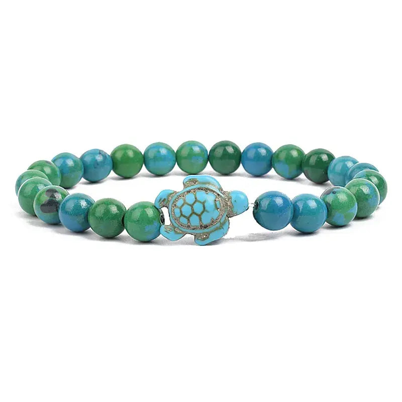 Ocean Turtles Stone Bracelet