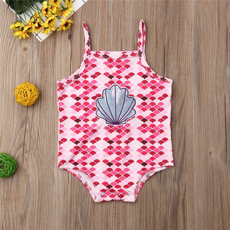 1-5Y Lovely Kids Baby Girls Mermaid Bikini