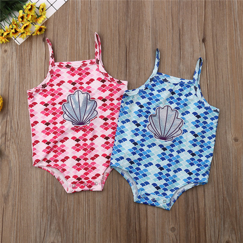 1-5Y Lovely Kids Baby Girls Mermaid Bikini