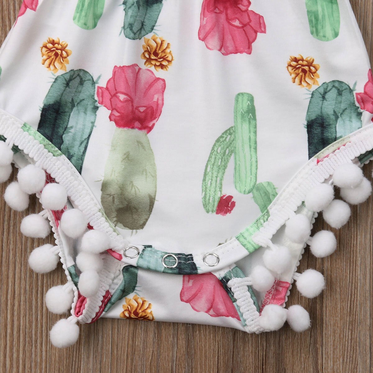 Newborn Kids Baby Girls Cactus Romper