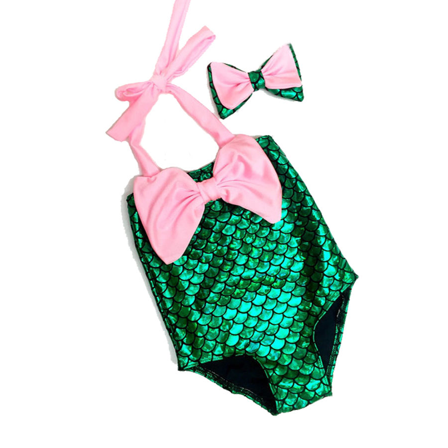 Toddler Kids Girls Mermaid Bikini Swimwear