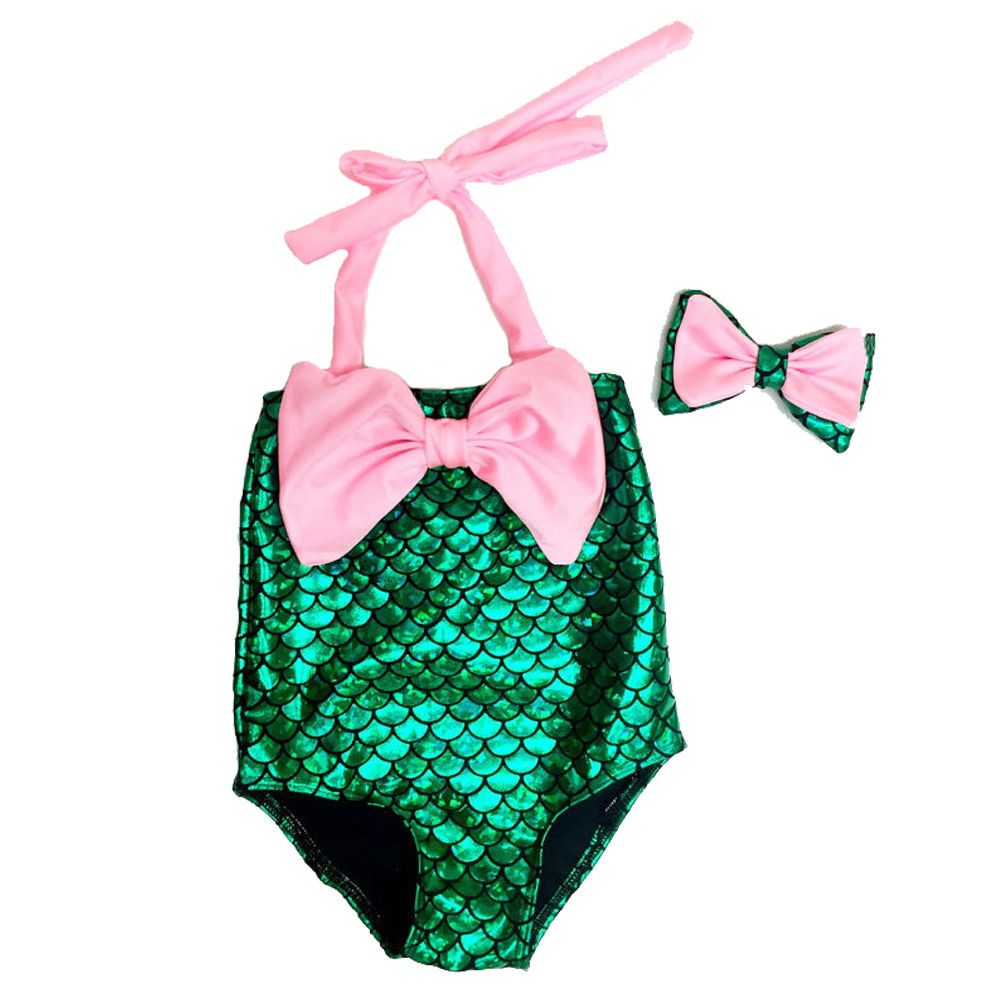 Toddler Kids Girls Mermaid Bikini Swimwear