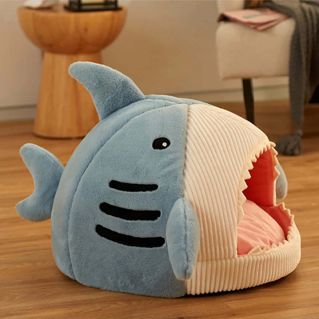 Cozy Shark Pet Lounge