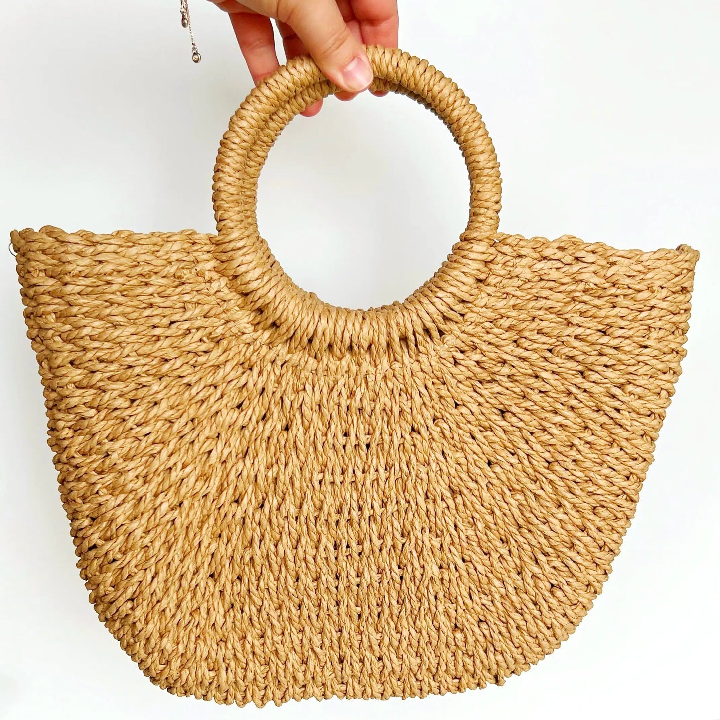 Cyrus Straw Vacation Tote