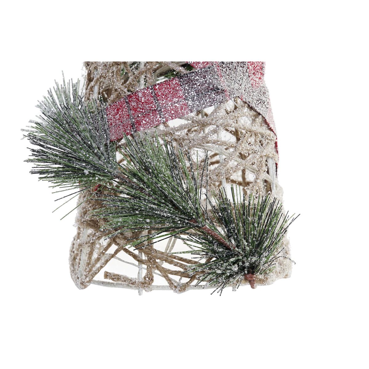 Decoration DKD Home Decor Cones Christmas LED Red Green Natural