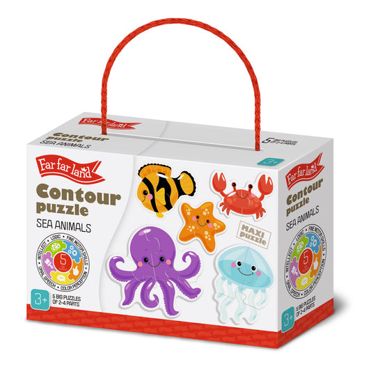 Outline puzzle - Sea Animals