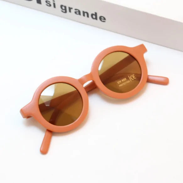 Children's Infant's Retro Solid Color Cute Outdoor Beach Protection For Kids