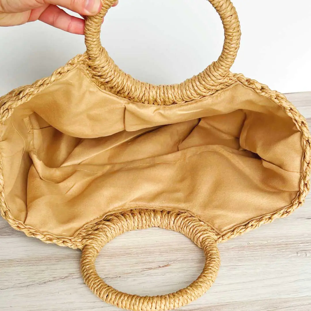 Cyrus Straw Vacation Tote