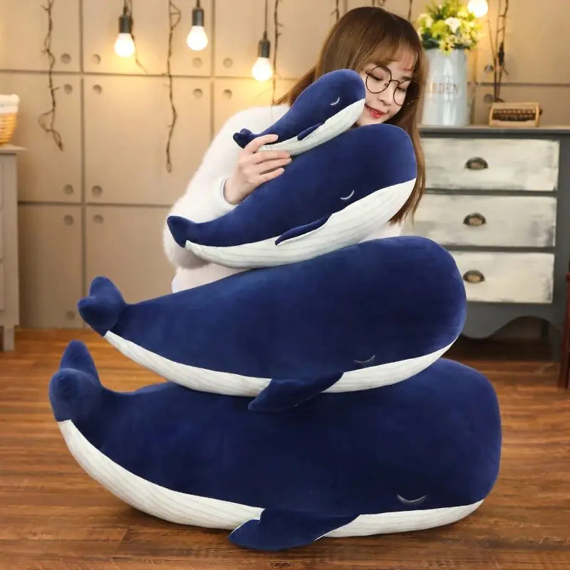 Cuddly Blue Whale Plushie