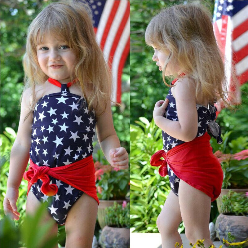 Toddler Girls Baby Independence Day Holiday