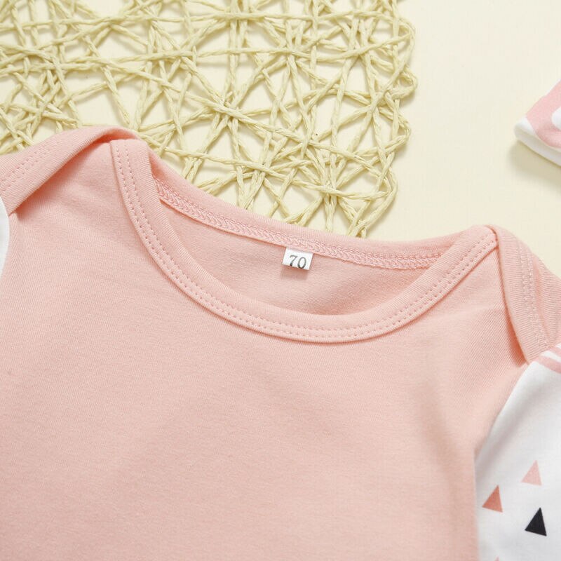 US 3Pcs Newborn Baby Girl Flower Flamingo Tops