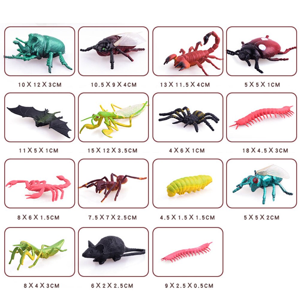 Undersea Animal Toy Set Portable Model Play Vivid