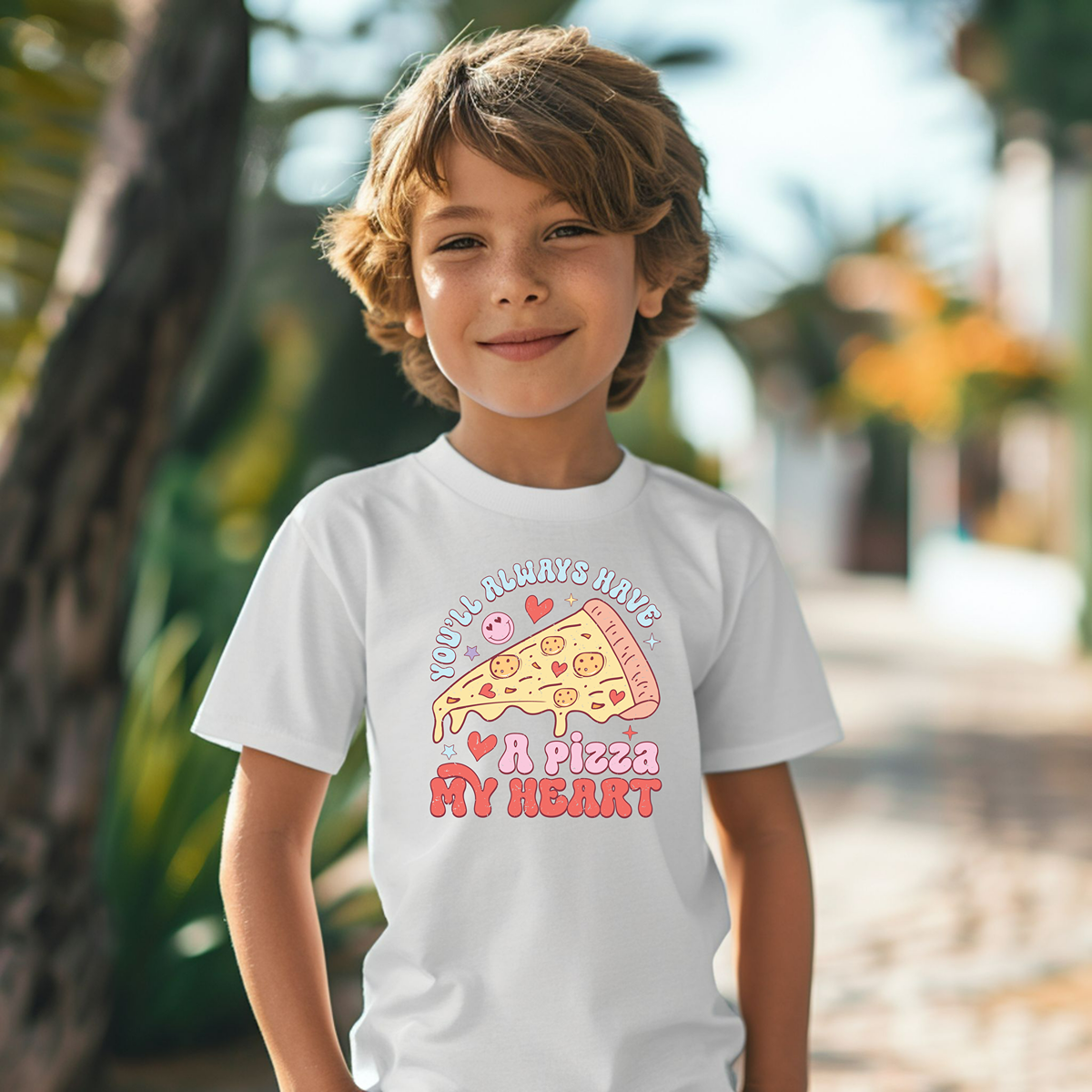 Pizza My Heart Youth Short Sleeve T-Shirt