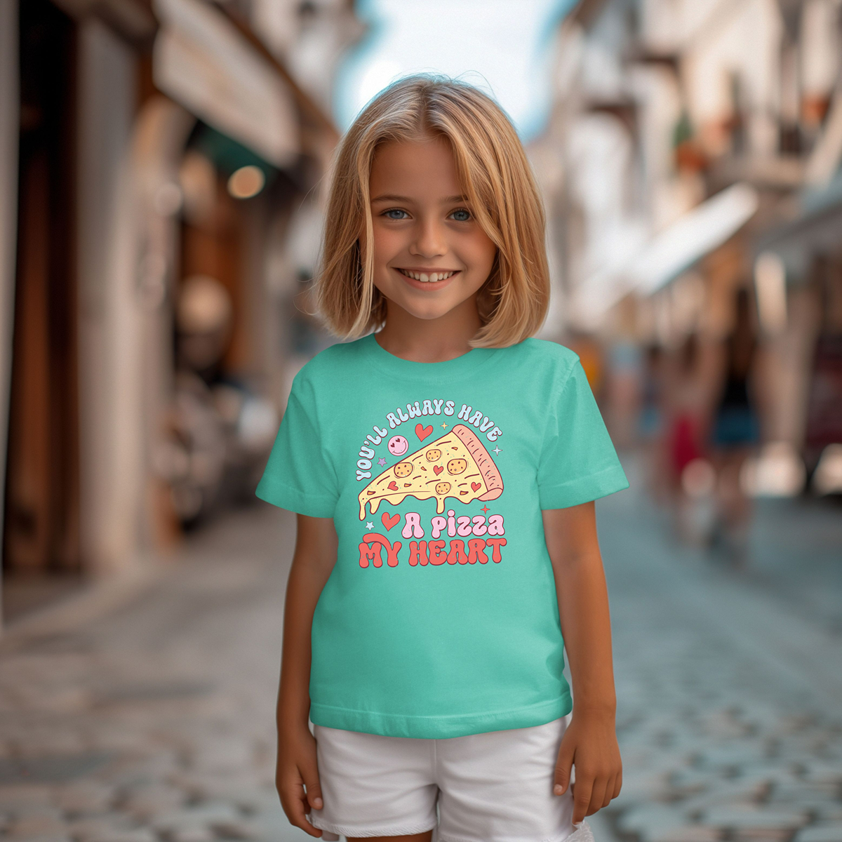 Pizza My Heart Youth Short Sleeve T-Shirt