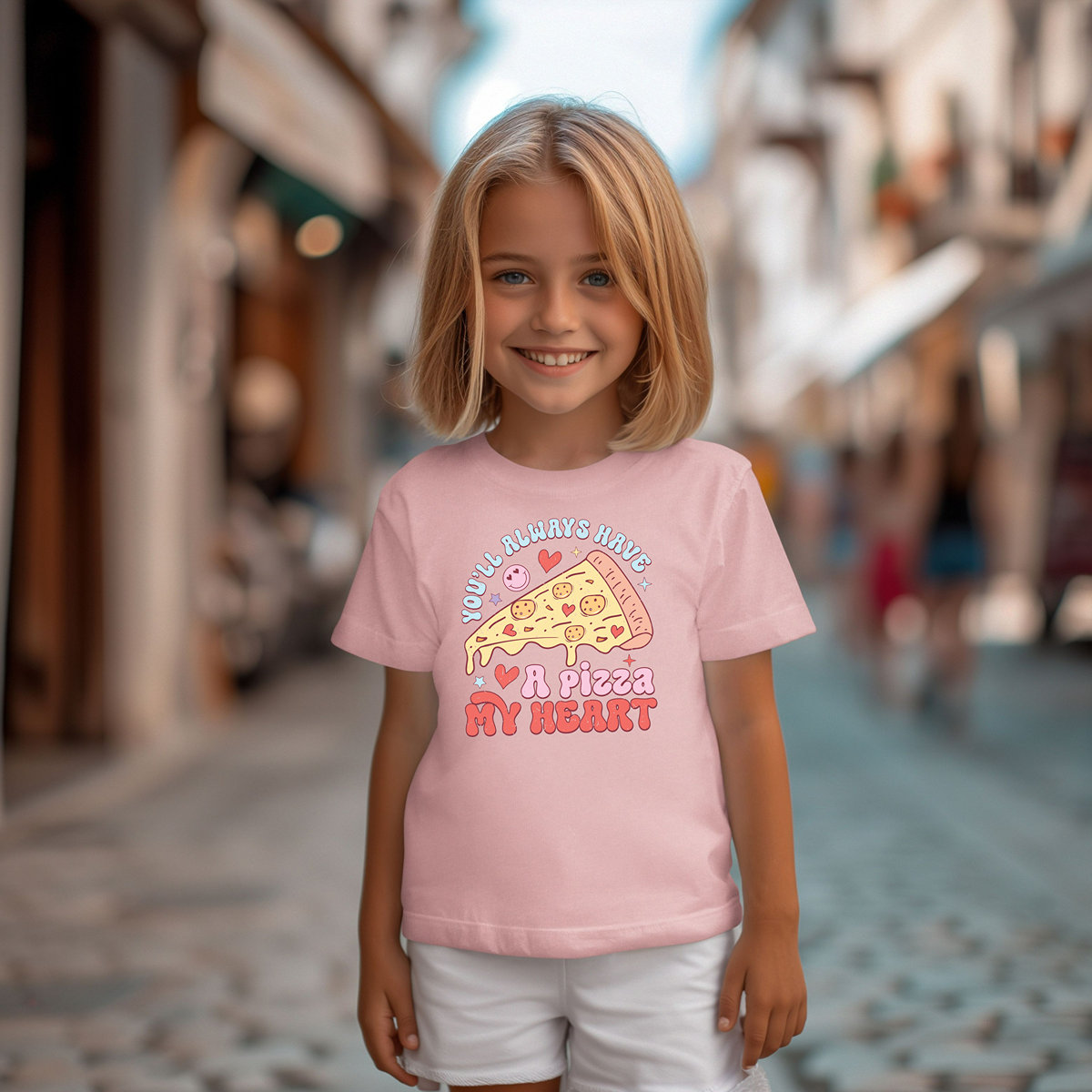 Pizza My Heart Youth Short Sleeve T-Shirt