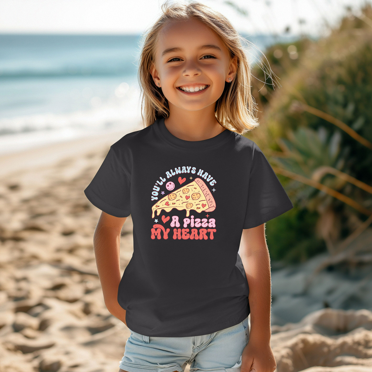 Pizza My Heart Youth Short Sleeve T-Shirt