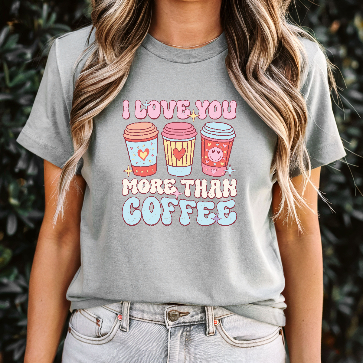 I Love You More Than Coffee Unisex t-shirt