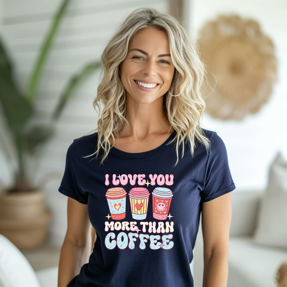 I Love You More Than Coffee Unisex t-shirt