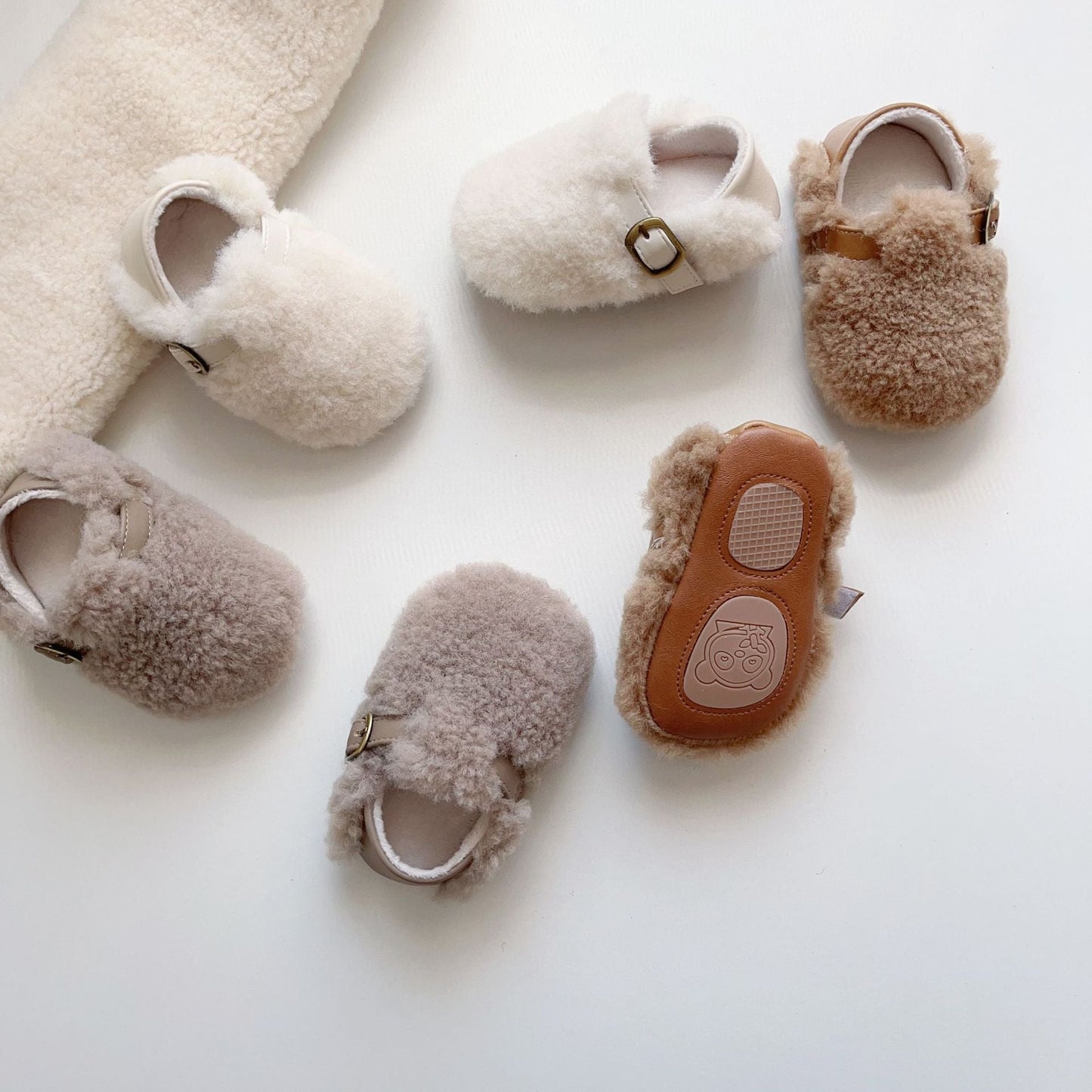 Winter Hot Selling Baby Plain Design Solid Color Cozy Fleece Toddler