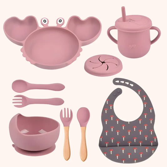Crabby Fun Silicone Dining Set
